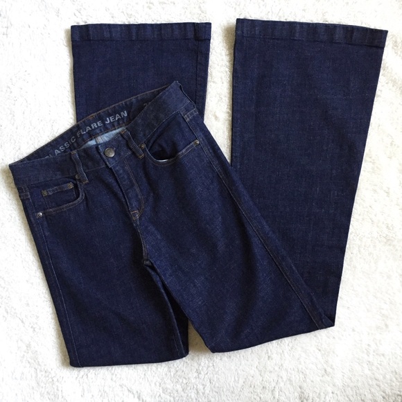 J. Crew Classic Flare Dark Wash Jean - Picture 5 of 9